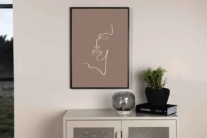 Siluette Poster - Miljöbild - Överblick