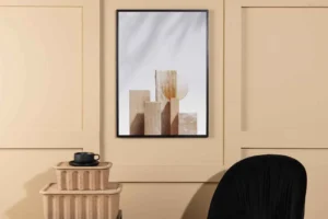 Wooden Blocks Poster - Miljöbild - Överblick