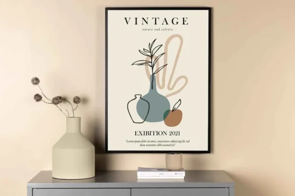 Vintage Poster - Miljöbild - Överblick