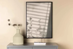 Flower Shadow Poster - Miljöbild - Överblick