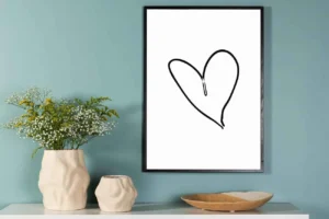 Heart Poster - Miljöbild - Överblick
