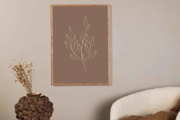 Drawed leaf Poster - Miljöbild - Överblick