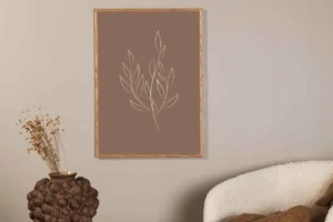 Drawed leaf Poster - Miljöbild - Överblick