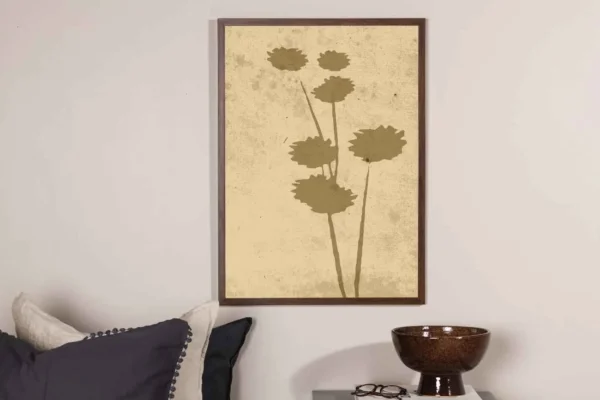 Flower art Poster - Miljöbild - Överblick