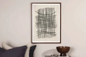 Linework Poster - Miljöbild - Överblick