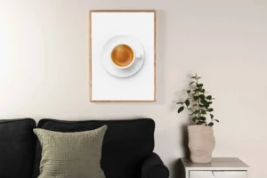 Skimmed coffee Poster - Miljöbild - Överblick