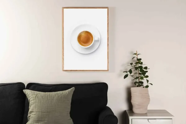 Skimmed coffee Poster - Miljöbild - Överblick