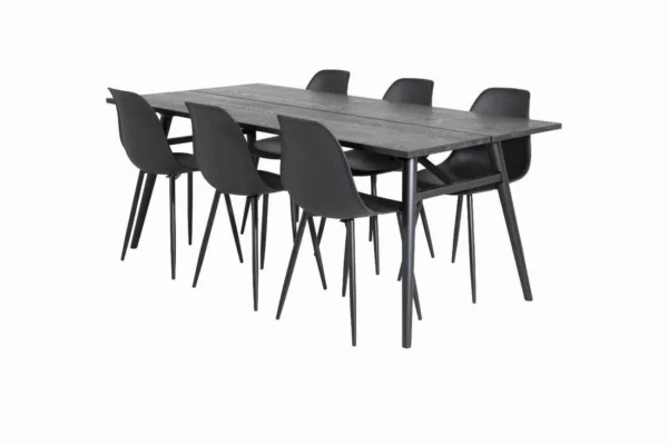 Matgrupp Sleek med stolarna Polar - Miljöbild - Bild 1
