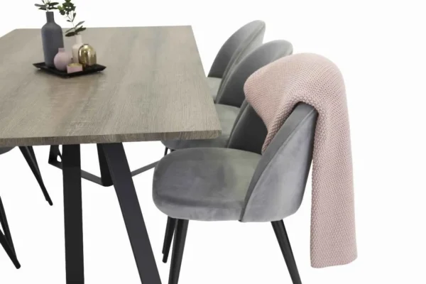 Matgrupp Marina med stolarna Velvet - Miljöbild - Bild 1